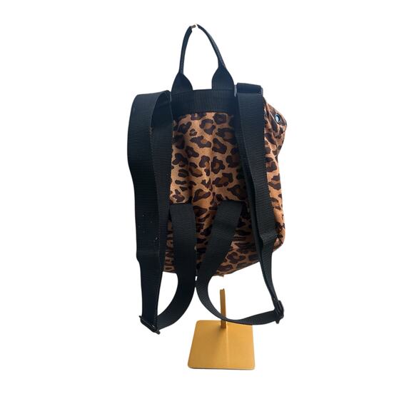 LAUREN Ralph Lauren Leopard Mini Nylon Backpack Buckle - Picture 4 of 10